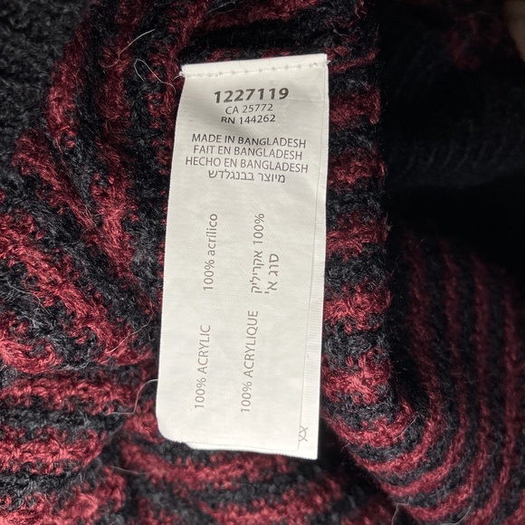 Devoted Luxury Apparel Burgundy & Black Sweater/Open Back Design - Picture 5 of 6